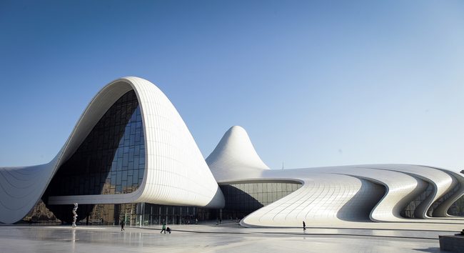 Heydar Aliyev Center in Baku, Azerbaijan : r/bizarrebuildings